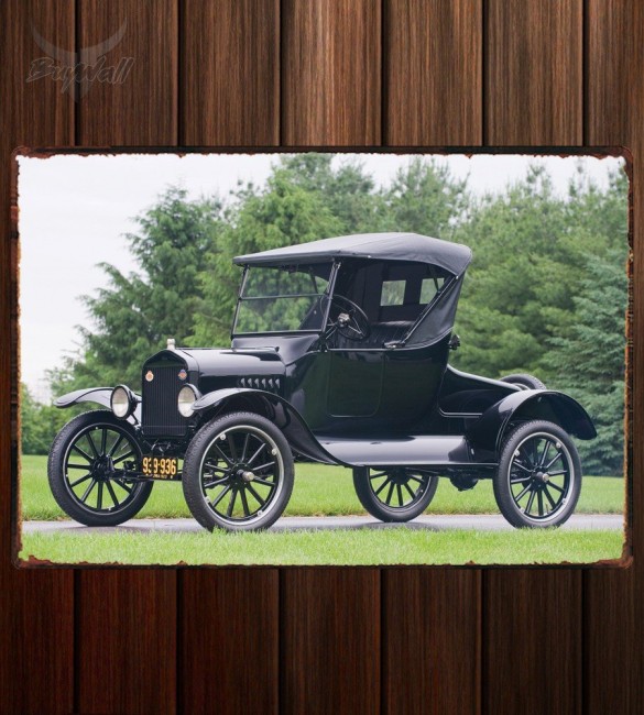 Металлическая табличка Ford Model T Roadster 302 Металлическая табличка Ford Model T Roadster 302
